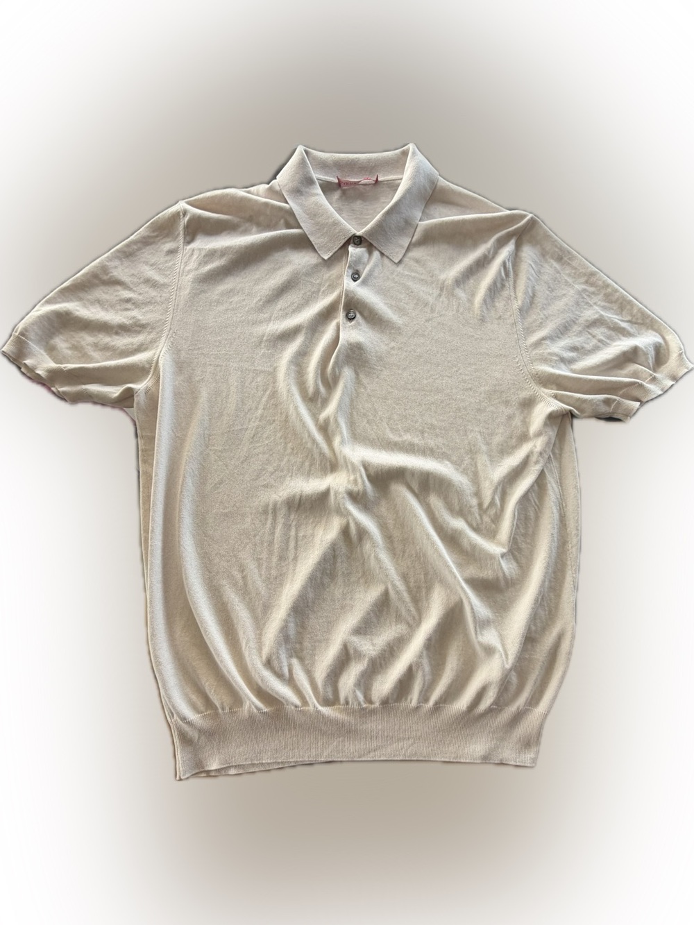 Sartoria Rossi Polo Shirt Mens 56 Large Short Sleeve Cotton Made In Italy